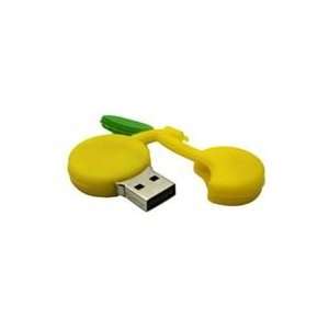  8GB Fruit Cartoon USB Flash Drive Yellow: Electronics