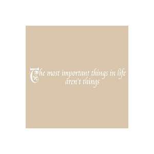  White Most Important Things In Life Vinyl Wall Art Pet 