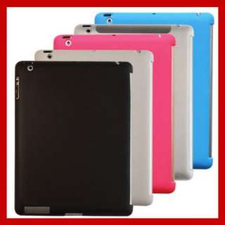 2x iPad 2 TPU Gel Skin Back Case Work with Smart Cover  