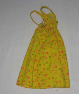 1976 MATTEL BARBIE SWEET 16 FLORAL YELLOW OUTFIT #9553  