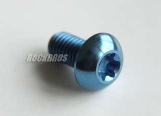 Titanium Ti Avid Disc Rotor Bolt M5 x 10mm 6pcs Blue  