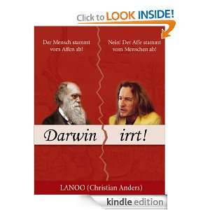 Darwin irrt!: Der Affe stammt vom Menschen ab (German Edition): Lanoo 