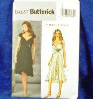 Butterick 4657 Maggy London Evening Dress Pattern 6 12 031664401391 