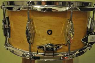 CRAVIOTTO MAPLE SOLID SHELL SNARE DRUM 14 DIAMETER X 6.5 DEEP 1 PLY 