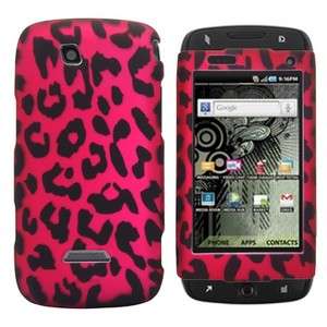 Hot Pink Leopard Case Phone Cover T Mobile Sidekick 4G  