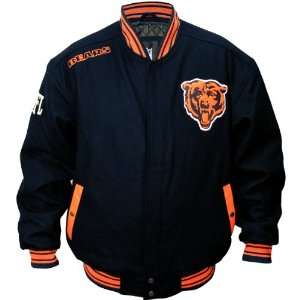  NFL Chicago Bears MVP Wool Jacket Small: Sports & Outdoors