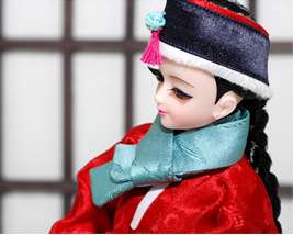 Winter : Korean Traditional Costume Dress Doll Gift  