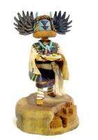 This is a sensational hand carved Hopi Crow Mother kachina doll by 