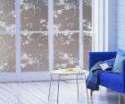   36 X 5 7 9 Decorative Frosted Glass Window Film White Flower