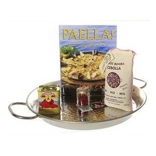 La Paella Kit with 14 Inch Stainless Steel Pan in Gift Box