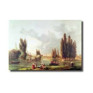The Park And Chateau At Mereville Giclee Print 