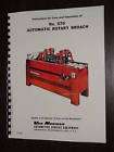 Van Norman Model 570 Rotary Broach Surfacer Manual