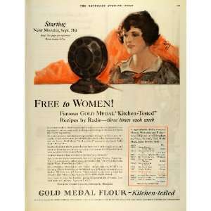  1925 Ad Gold Medal Flour Kitchen Tested Recipe Radio WCCO 