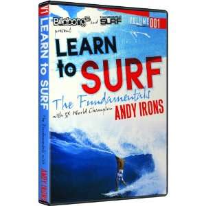  Learn To Surf With Andy Irons Surfing Instructional DVD 