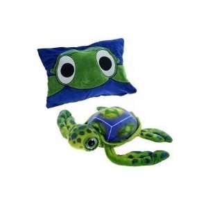  18 Big Eyed Turtle Peek A Boo Pillow Case Pack 6: Toys 
