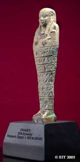 direct cast of an authentic 2500 year old egyptian