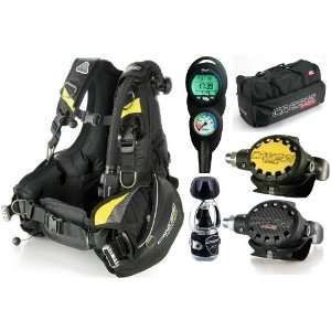 Cressi Travel Light BC Diving Package Set, Great For Dive Traveling 