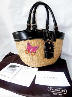 Authentic Coach Basket Hand Bag 6270 Mint conditon  