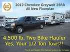 152/month Zero Down Cherokee Greywolf 25RR Toy Hauler Half Ton Tows 2 