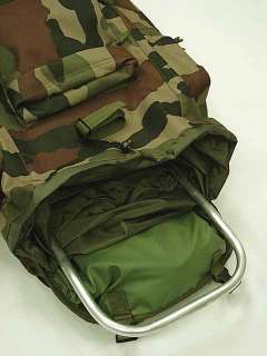65L Combat Rucksack Camping Backpack Bag Camo Woodland  