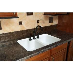   Faucet Deck, 32 inch W x 21 inch D x 9 inch H, White