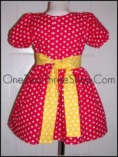 Minnie Custom Boutique Dress 12 Months to 6 Years  
