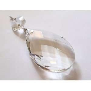   Crystal Chandelier Diamond Cut Teardrop Prisms Lamp Parts: Patio, Lawn