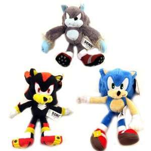  Sonic The Hedgehog 7 Soft Figures Case Of 12: Toys 