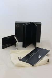 NEW Mont Blanc Meisterstuck 7167 Black Leather Business Card Holder w 