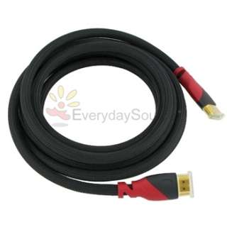 Pack 10 ft Premium Gold HDMI Cable for 1080p PS3 HDTV  