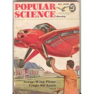  Popular Science Monthly magazine, Oct. 1949 Year, $8.00 