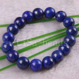 Lapis Lazuli Loose Beads Gemstone Bracelet Bangle LH733  