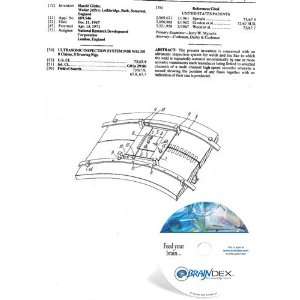   Patent CD for ULTRASONIC INSPECTION SYSTEM FOR WELDS 