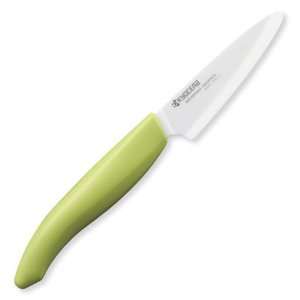 Kyocera Ceramic Paring Knives, 3, Green