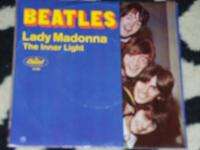THE BEATLES Lady Madonna/Light 45rpm SINGLE RECORD + PS  