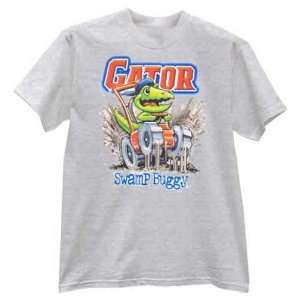  Florida Gators Ash Toddler Swamp Buggy T shirt: Sports 