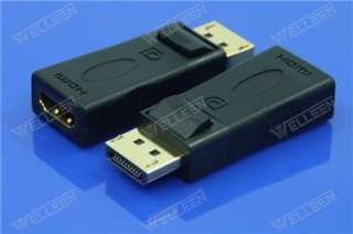 Gold plate DisplayPort to HDMI adapter (DP M to HDMI F)  