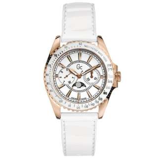 New GUESS Collection GC Gold White Women Watch i41006M1  