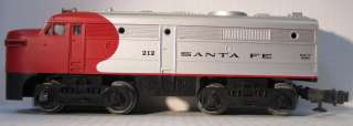Lionel Train Santa Fe 212  