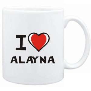  Mug White I love Alayna  Female Names: Sports & Outdoors