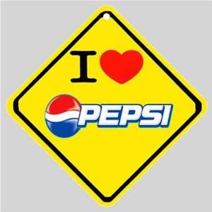 I Love Pepsi Logo Car Window Sign: Everything Else