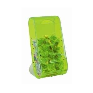  Clearly Safe Acrylic Safety Earplug Dispenser   Green 