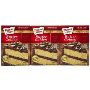 Duncan Hines Moist Deluxe Butter Recipe Golden Cake Mix 18.5 oz 