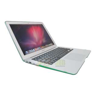 GREEN Rubberized coating Case Cover Shell   13 13.3 Macbook Air  