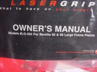 Beretta LOGO 96 92 Vertec Crimson Trace Laser Grip  