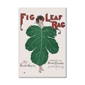  Fig Leaf Rag Scott Joplin Fridge Magnet 