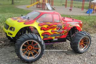 NEW HSP 1/10 CAR 4WD RTR RC NITRO GAS MONSTER TRUCK  
