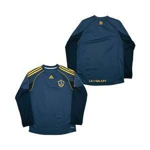  adidas LA Galaxy LS Club Training Top   Uniform Blue Large 