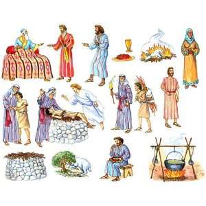   & Isaac Felt Figures for Flannel Board Bible Stories  Ready to Cut