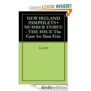     THE ISSUE The Case for Sinn Fein Lector  Kindle Store